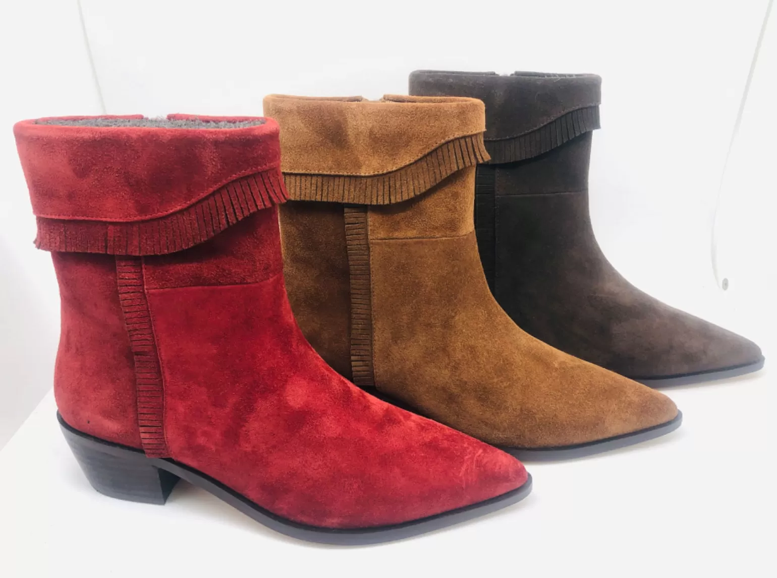 Women's Western Fringe Suede P