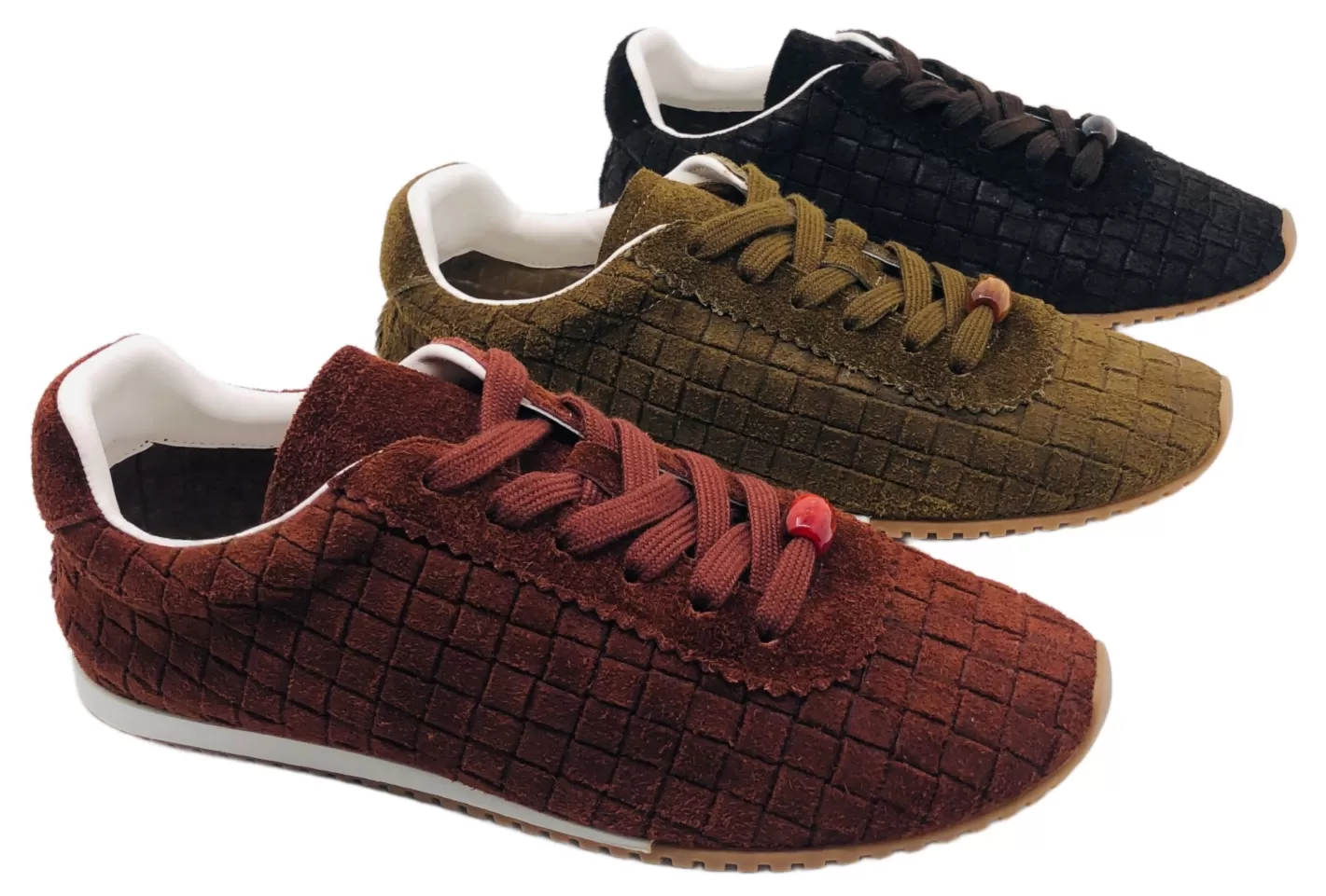 Vintage Woven Suede Casual Sne