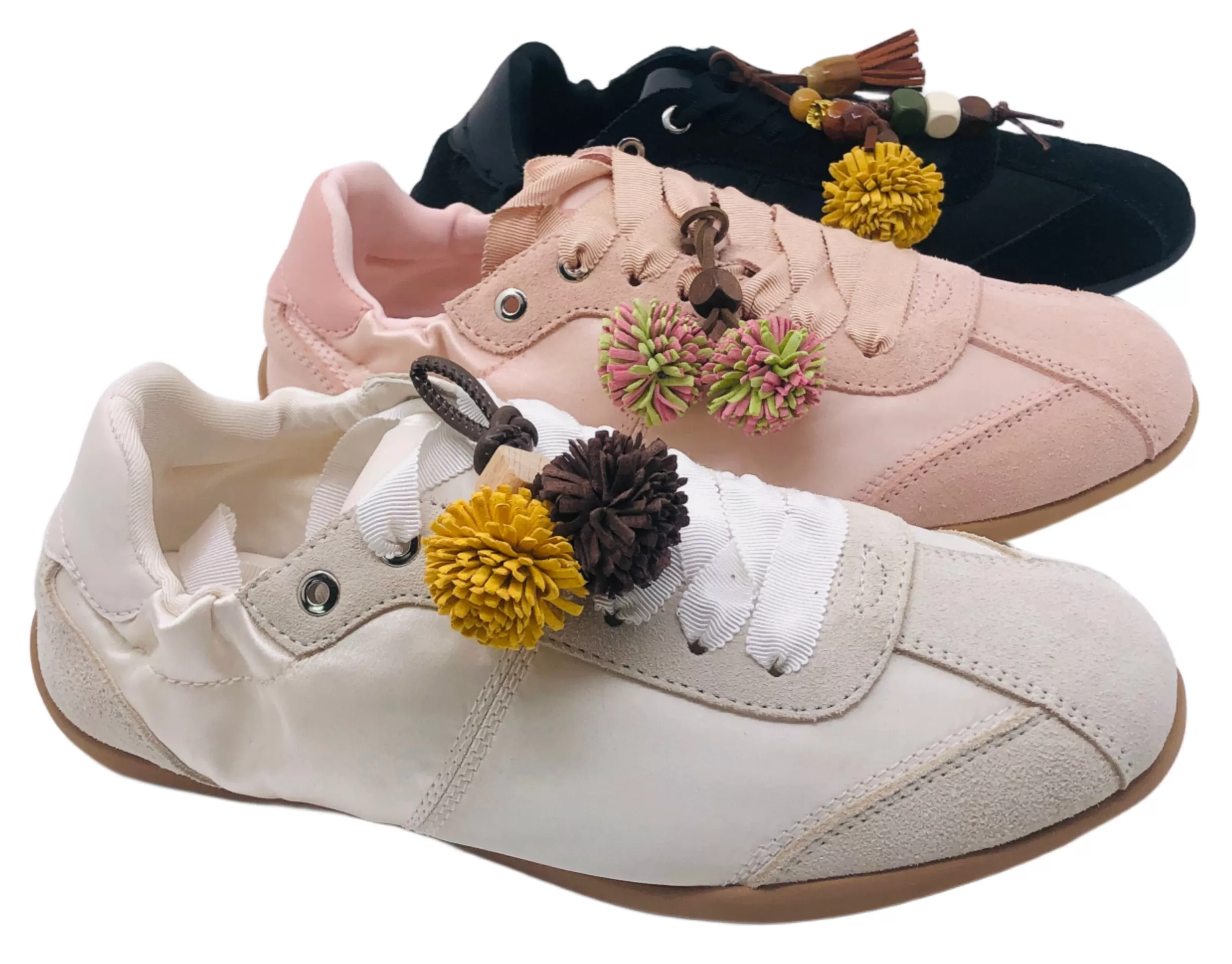 Women's Retro Satin & Sued