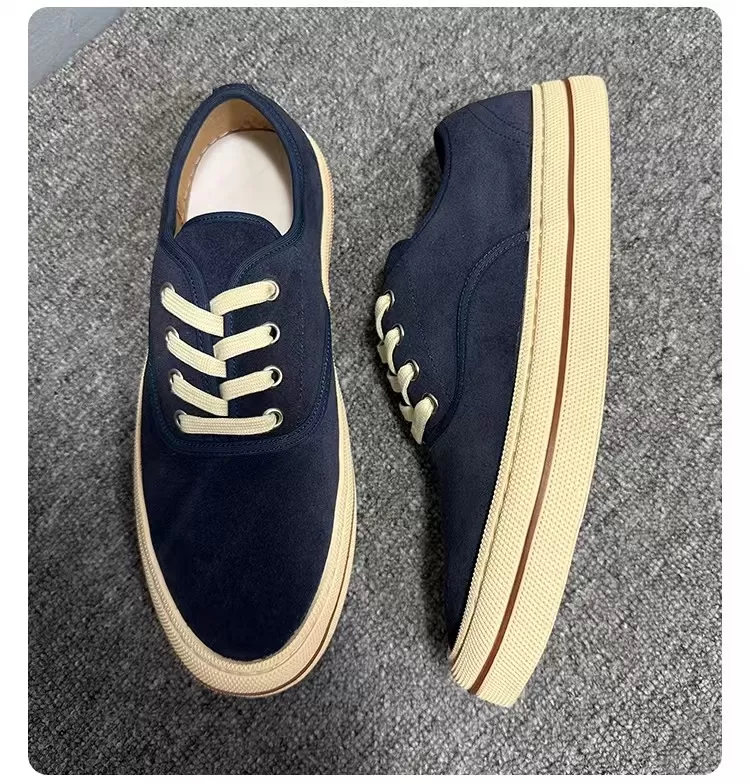 Men Vintage Genuine Suede Lace